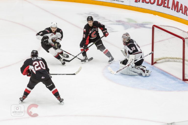 Giants shut out Cougars in third-period breakout
