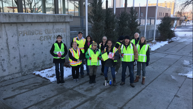 Yellow vest protest reaches Prince George