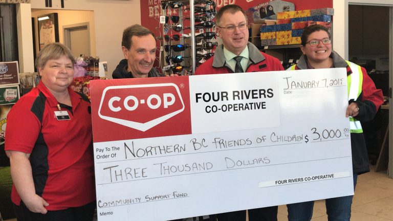 Northern BC Friends of Children supported through Co-op fund