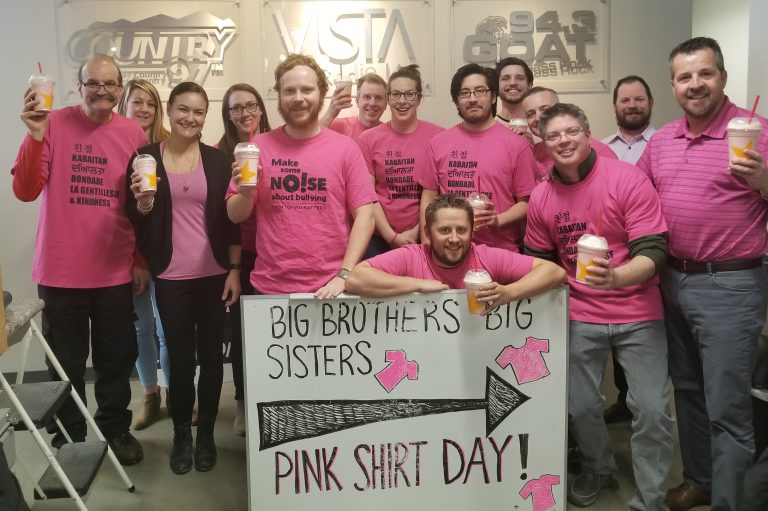 Prince George celebrates Pink Shirt Day