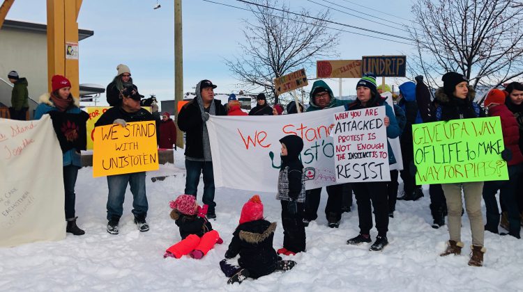 Unisto’ot’en are calling for a stop-work order on the CGL construction