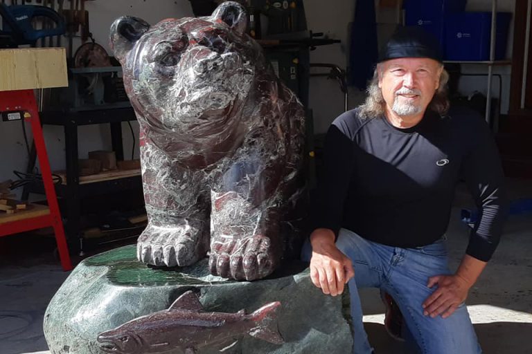 Carving the beauty within: local sculptor completes big project