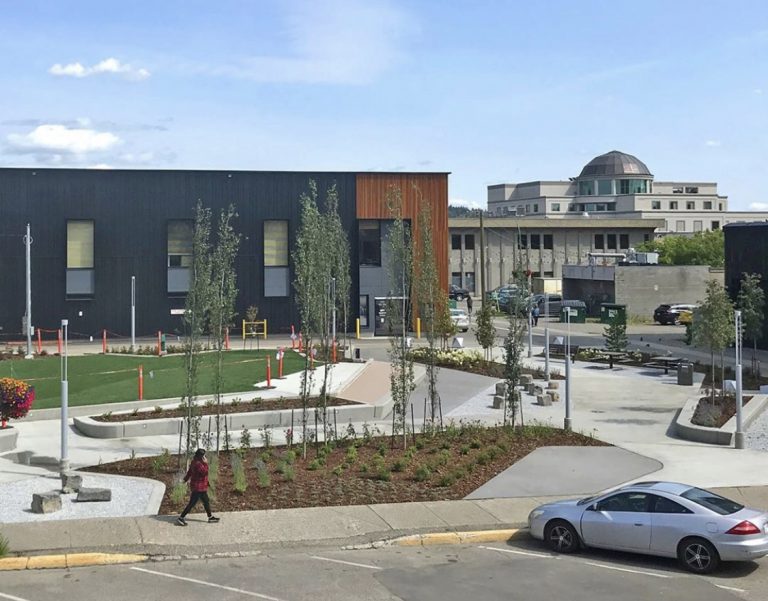 Downtown sporting a new park