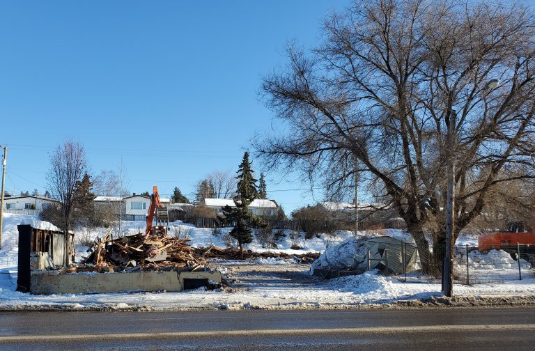 Victoria Street problem property demolition underway