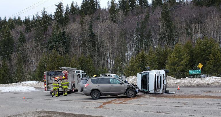 Collision at intersection of 5th Ave and Foothills