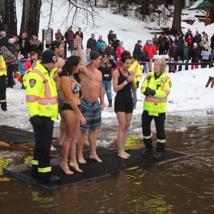 Over 100 participants raise record 22-grand at Ness Lake Polar Bear Dip