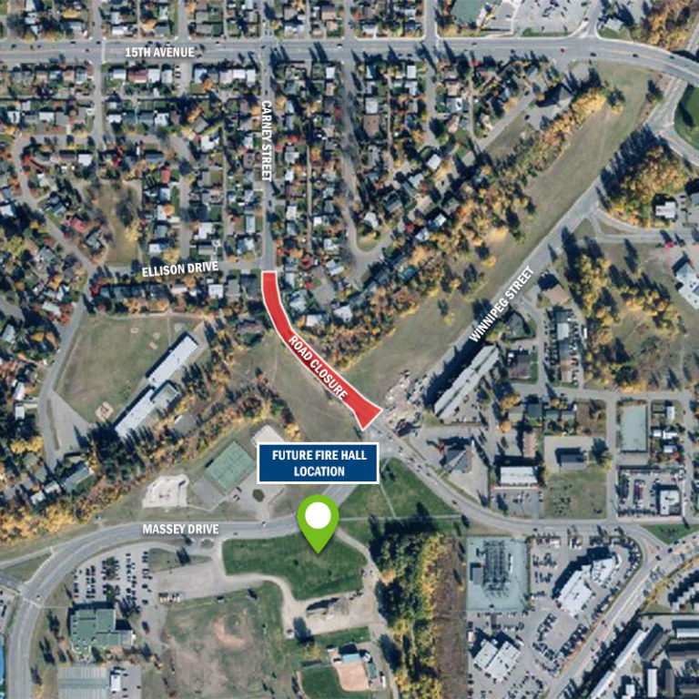 City to close section of Carney street to install water main for new fire hall