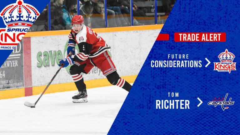 Spruce Kings Trade Richter to Capitals for future considerations