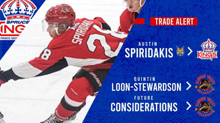 Spruce Kings send Loon-Stewardson to Alberni Valley for Spiridakis