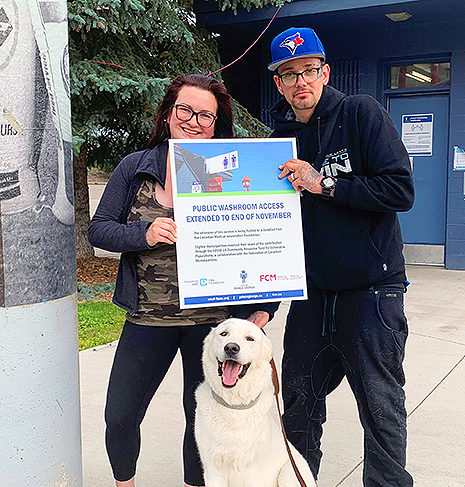 City extending downtown washroom program following donation