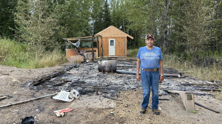 Mounties investigating after fire destroys cabin belonging to Wet’suwet’en hereditary chief