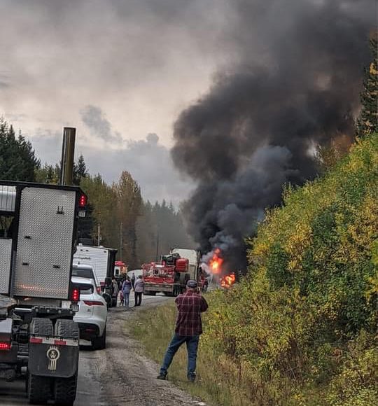 Update: Highway 16 east of PG has reopened following two-vehicle crash