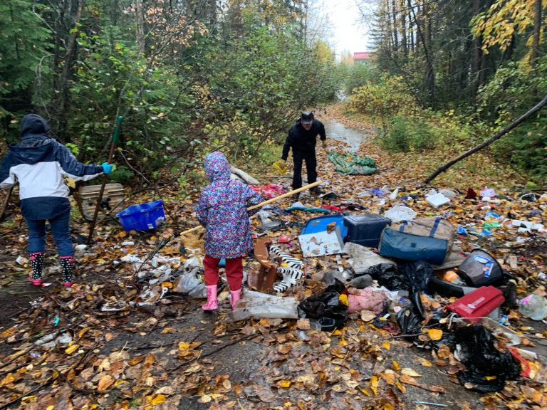 Over 400kg of garbage cleaned up near school: Spruce City Wildlife