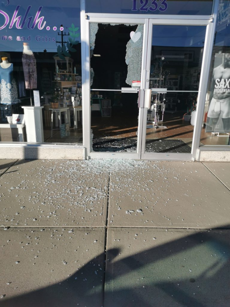 Vandalism strikes downtown gift shop twice in five weeks