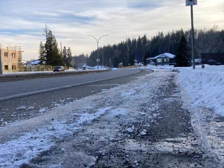 City “receiving the odd call” for slippery sidewalks