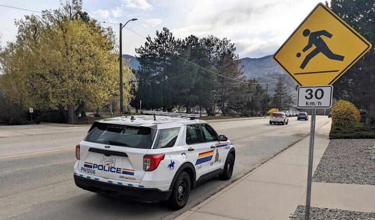 Police look for witnesses after a single vehicle crash involving a school bus in Burns Lake