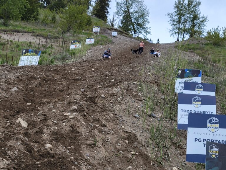 PG climbs the cut banks for cancer