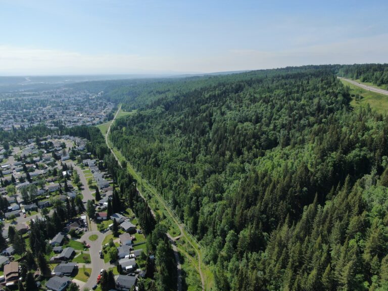 UNBC Connector Trail parking lot to be paved