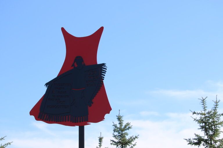 Red Dress Monument unveiled on Highway 16