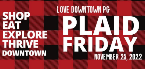 Plaid is the fad today in downtown PG