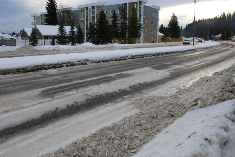 Prince George RCMP asking drivers to limit travel on icy roads today