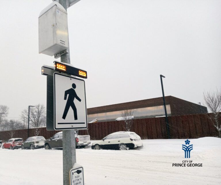 City installs new $30,000 flashing crosswalk at CNC