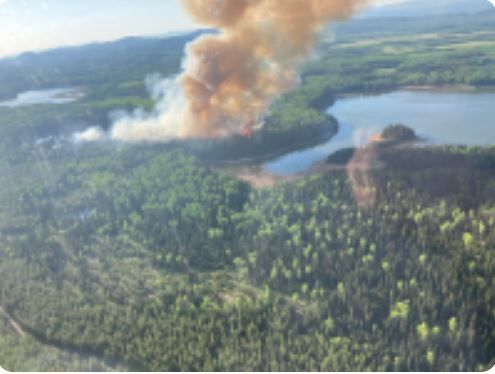 Rain, cooler weather a welcomed sight within PG Fire Centre