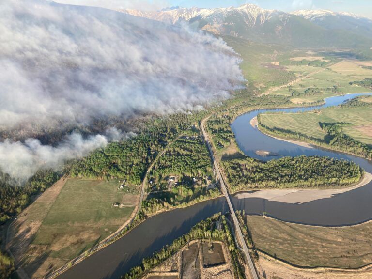 BC Wildfire Service implements area restriction order for Teare Creek wildfire near McBride