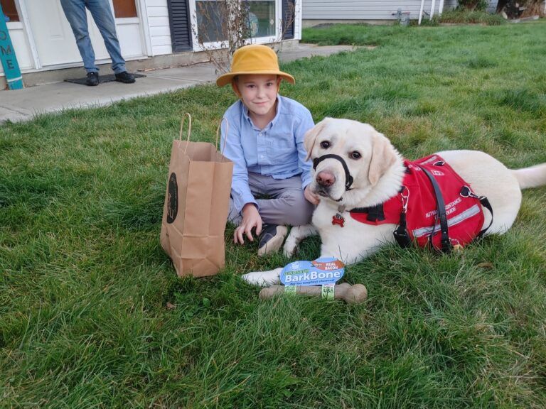 Autism Assistance Dog Guides giving PG brothers a helping paw