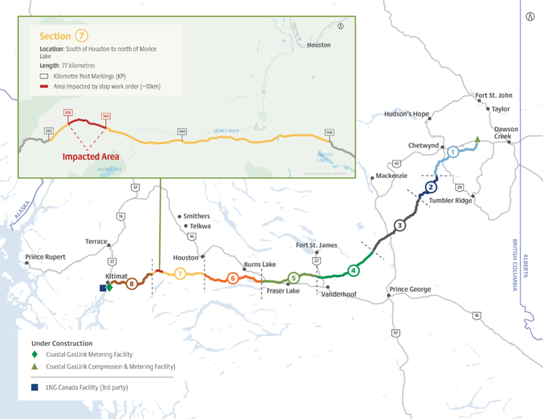 Coastal Gas Link hit with their sixth provincial fine