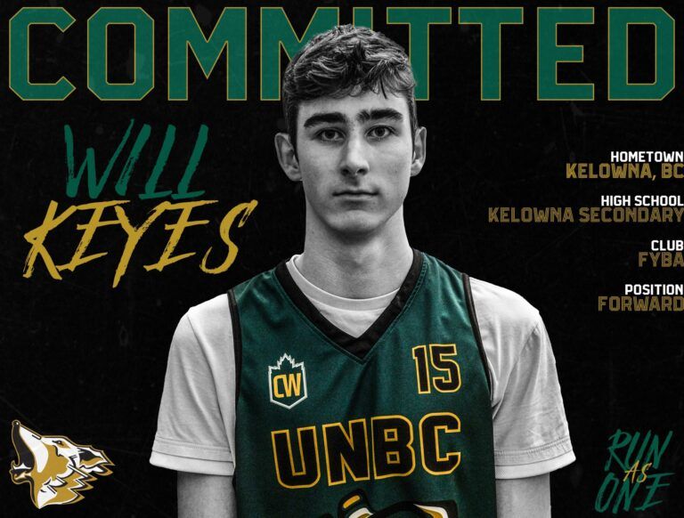 UNBC MBB looking to give six-foot-eleven Kelowna product the Keyes to success