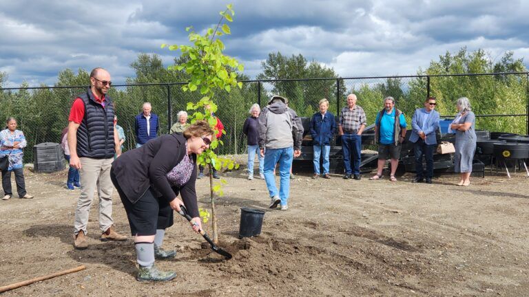 First tree planted at new REAPS community garden