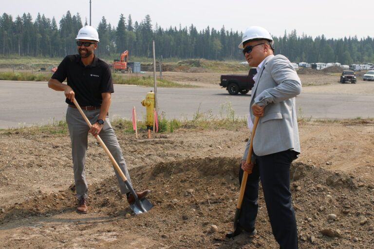 Grounds breaks on Caribou Crossing development