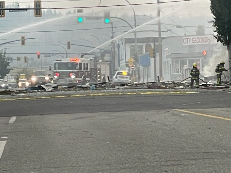 UPDATE: One person in critical condition following explosion in downtown Prince George