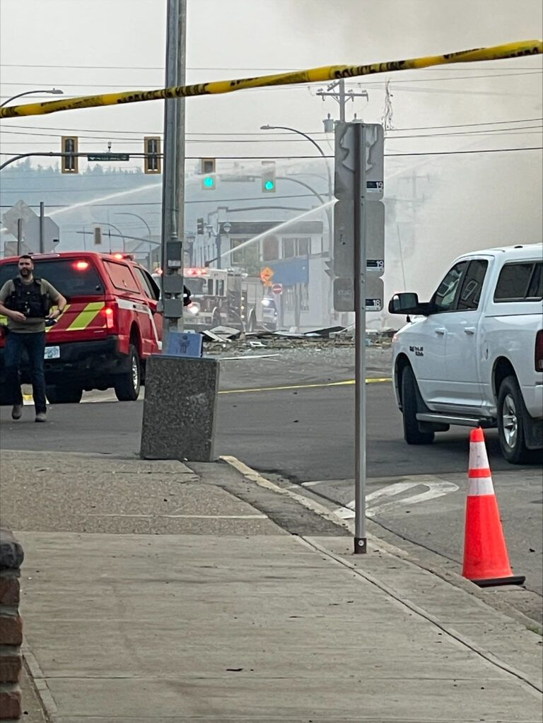 Prince George RCMP appealing to the public for video of downtown explosion