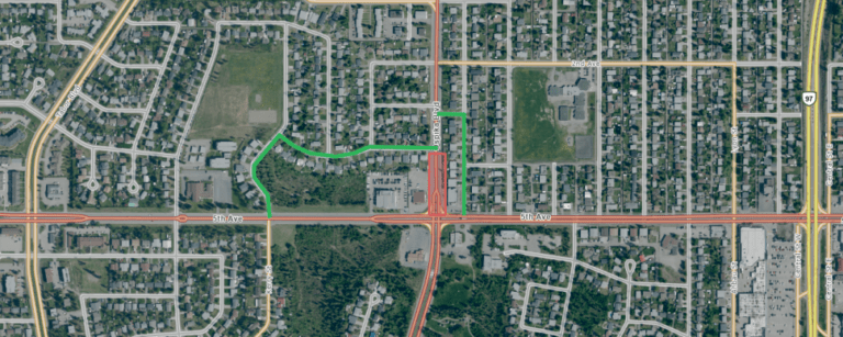 Water system valve replacement to shut down part of intersection of Ospika and 5th