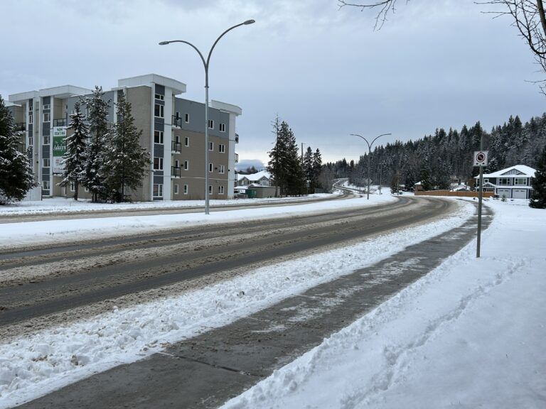 Nine centimetres of snow falls for Prince George