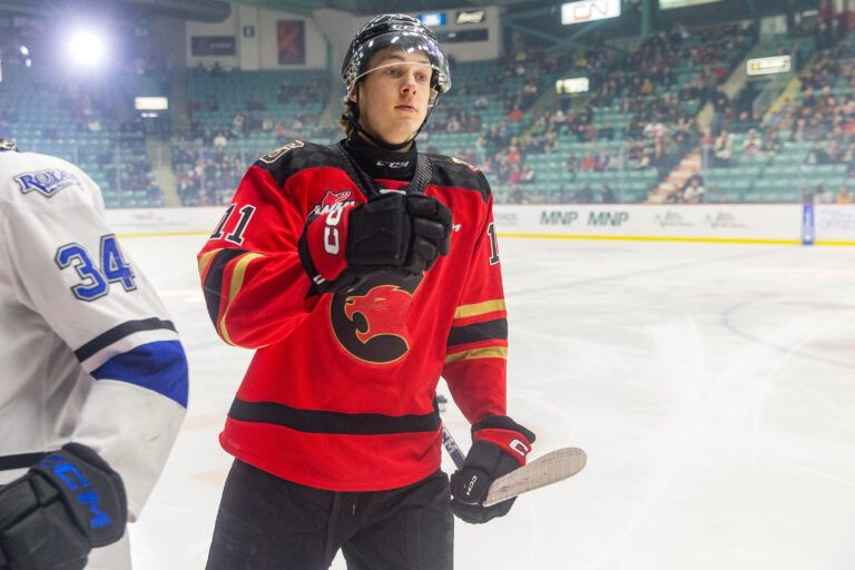 Cougars forward Laing is the WHL Rookie of the Week