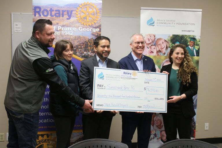 Community Foundation, Downtown Rotary give remaining “Mega Park” money to Supertrak BMX Society