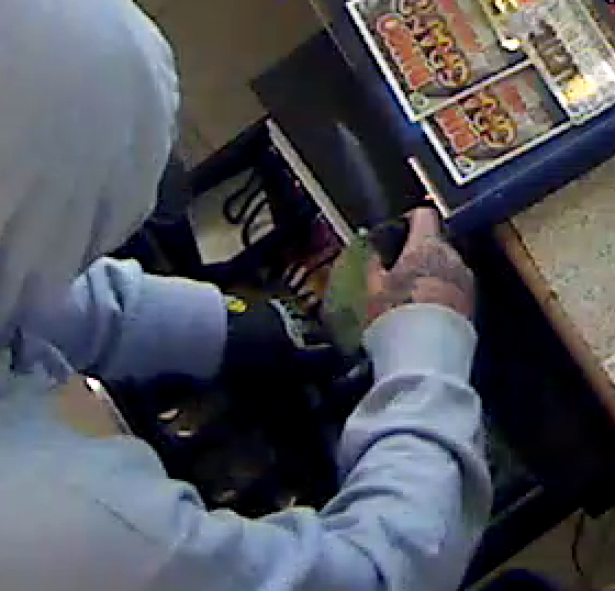 Prince George RCMP looking to identify robbery suspect by hand tattoo