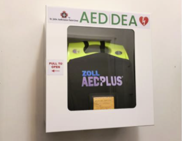Theatre Northwest purchases AED