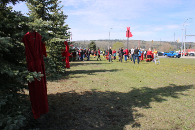 Red Dress Day stand in held in Prince George