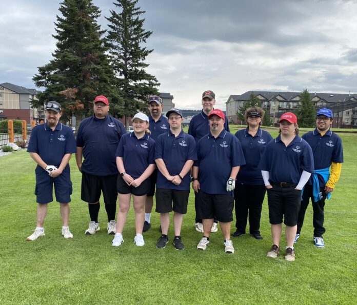 Special Olympics Prince George athletes pose for a photo before the 28th Annual Special Olympics Golf Tournament Fundraiser (Courtesy: Special Olympics BC - PG Facebook Page)