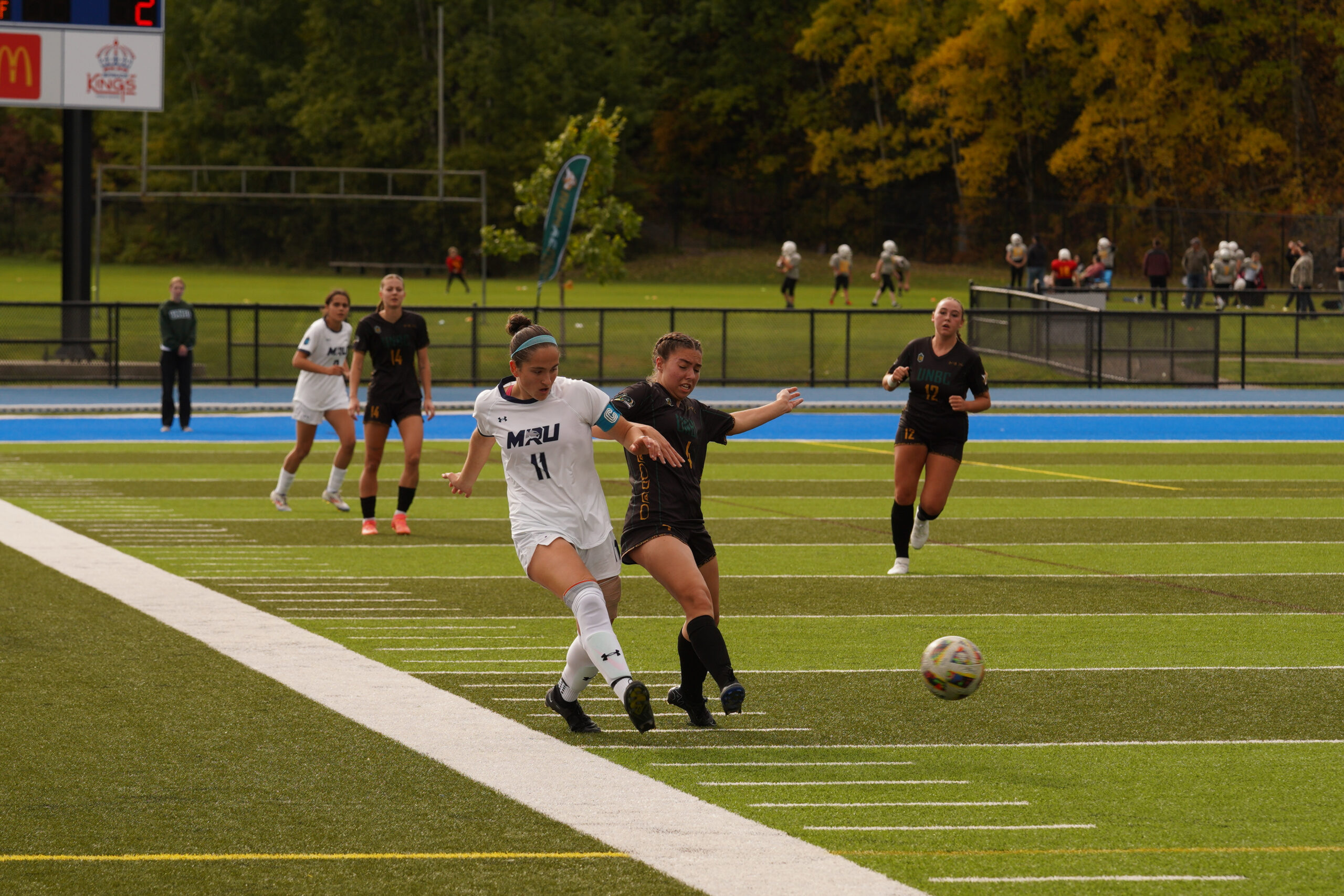 Mount Royal outguns Timberwolves WSOC in tightchecking affair; UNBC