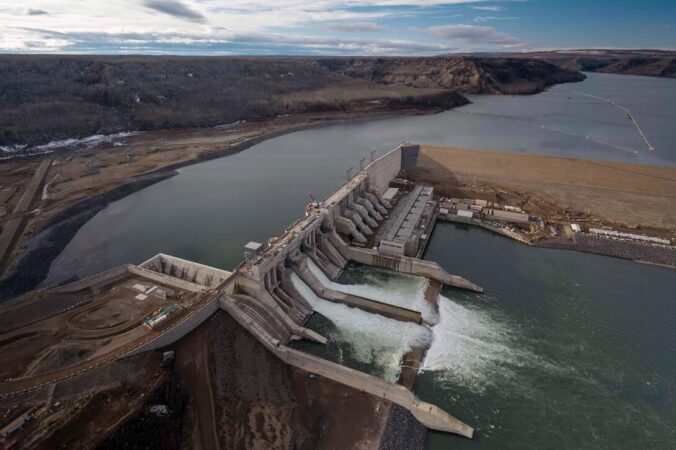 Site C Dam. Photo supplied by BC Hydro.
