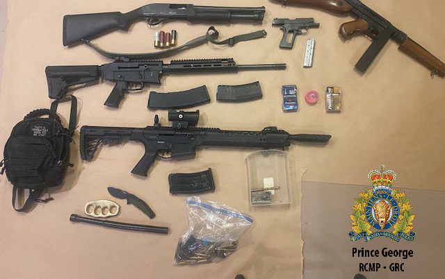 PG RCMP make trio of arrests after traffic stop leads to weapon seizure