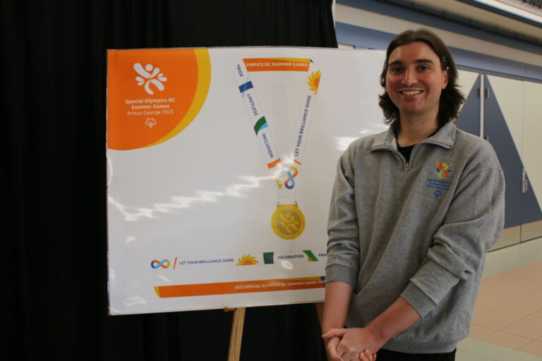 Local athlete designs medal ribbons for Special Olympics BC Summer Games