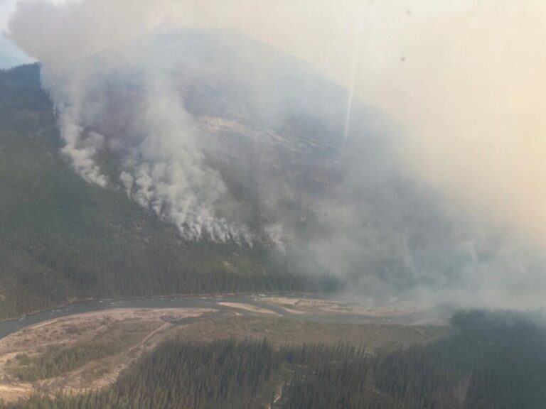 Drought-stricken Peace Region submerged in growing cluster fires