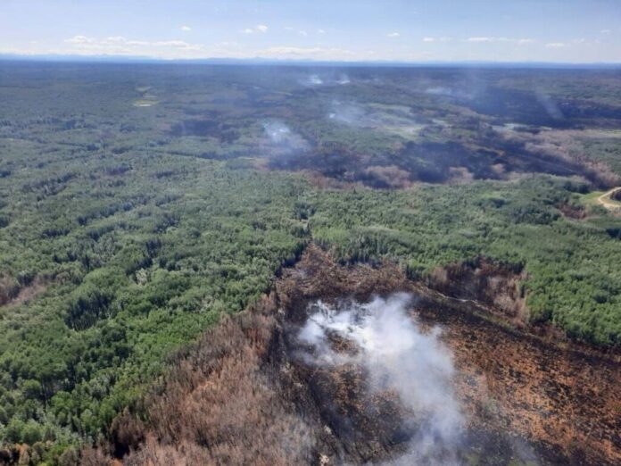 Kiskatinaw River wildfire