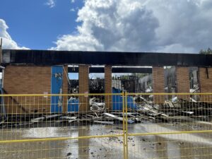 Spotless Uniform fire aftermath